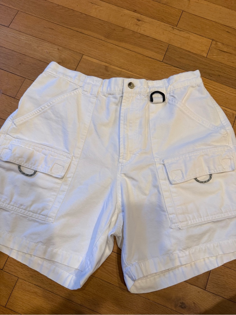 Columbia PFG Performance Fishing Gear Women’s Cargo Shorts White Size Large